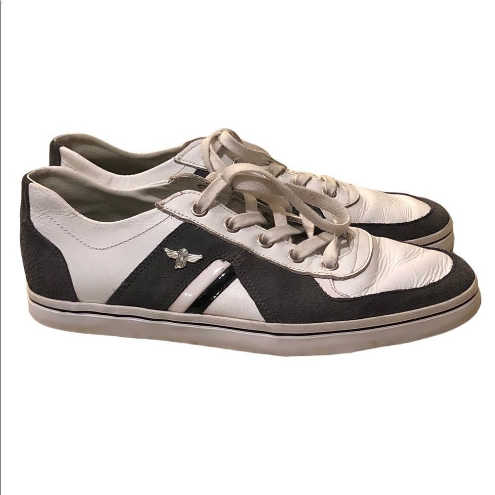 Creative Recreation Milano 2 XVI Men's Size 8 White Leather Grey Suede Sneakers